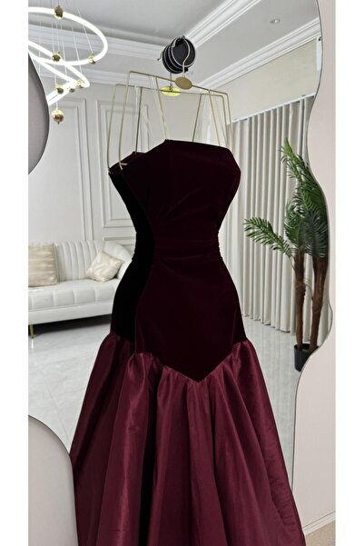 qmhafst elegant velvet dress