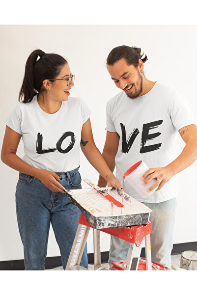 MVRDAR Set of 2 100% cotton couple t-shirts