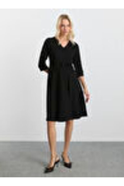 Selen Siyah Kadın Elbise 25KSL7709