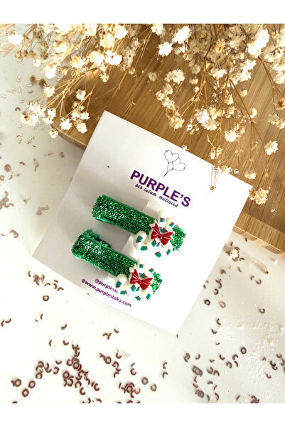 PURPLE'S BİR TUTAM MUTLULUK 2-Piece New Year's Object Girl's Buckle Set