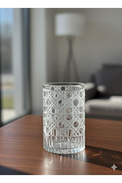 NAROVA HOME Crystal Glass Vase 24 cm