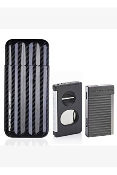 Porsche Design Karbon Fiber Puro Kılıfı 3lü Double Kesici ve P3647 Jet Puro Ç...
