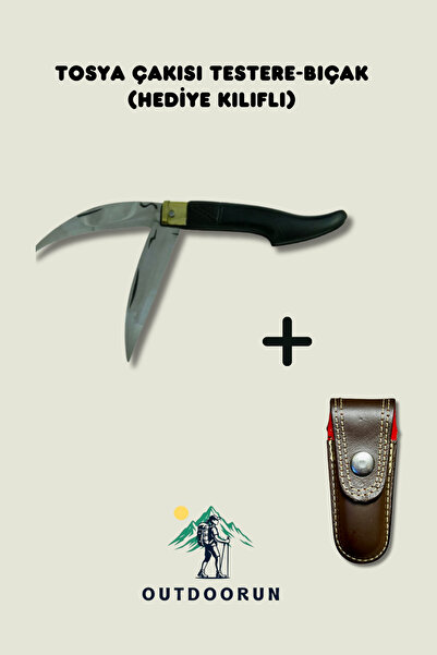 Nobrand Tosya Çakısı Testere-Bıçak - 14cm (Hediye Kılıflı)