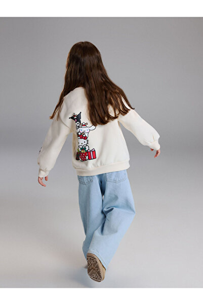 LC Waikiki I Cute Hero Figured Baby Girl Thick Sweatshirt from Freezen Store