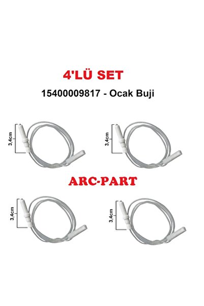 ARC-PART ARÇELİK ANKASTRE OCAK ATEŞLEME BUJİ (4'LÜ SET)