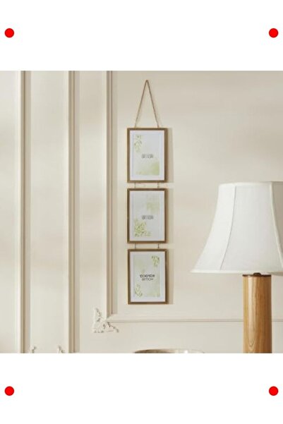 markentegra Modern 3-Piece Vertical Photo Frame Set