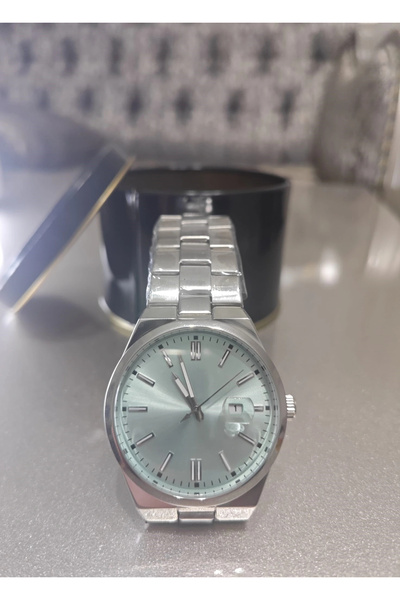 captiva ANALOG QUARTZ MAKİNA GÜMÜŞ ÇELİK KORDON BEYAZ KADRAN ERKEK KOL SAATİ