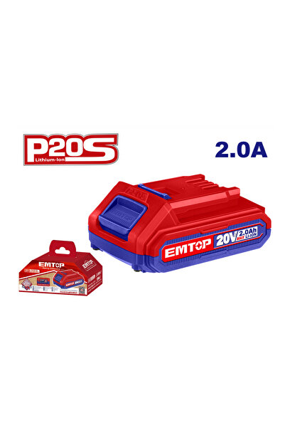 EMTOP Battery 2.0Ah Li-Ion, 20V, P20S Compatible
