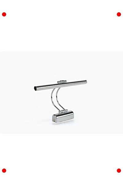 ulupazarlama شمعدان موفر للطاقة مقاس 35 سم من الكروم