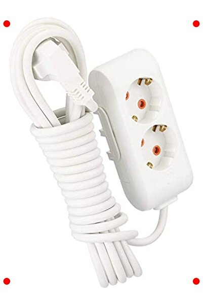 markentegra 5 Meter Cable Double Grounded Childproof Socket