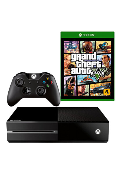 MICROSOFT Consolă Xbox One 500GB + Controller Second Hand + Joc GTA 5