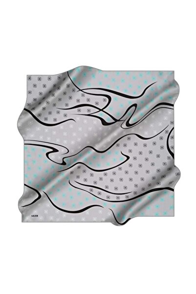 Aker وشاح حرير نوستالجي سيرا 8673-372