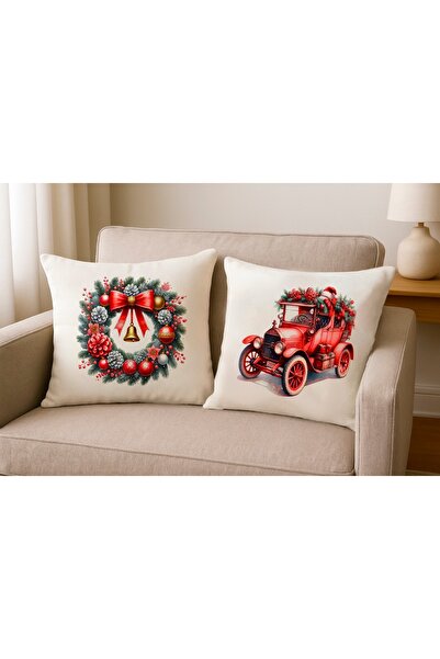 MİNOZA Комплект от 2 броя декоративни калъфки за възглавници с цифров печат с...