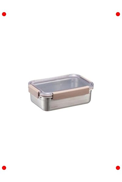 markentegra Lockable Stainless Steel Storage Container 1 Lt - Brown