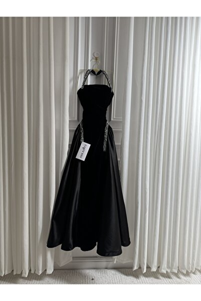 ABRARYZ فستان جوخ ملكي