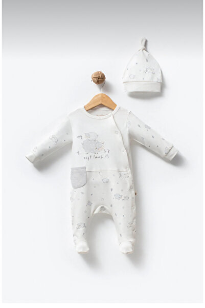Benbebek 100% Organic Unisex Lux Baby Romper with Booties