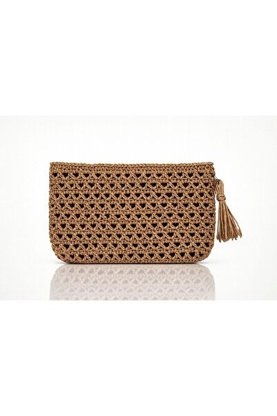 ESCBUTİK Women's Straw Hand Portfolio