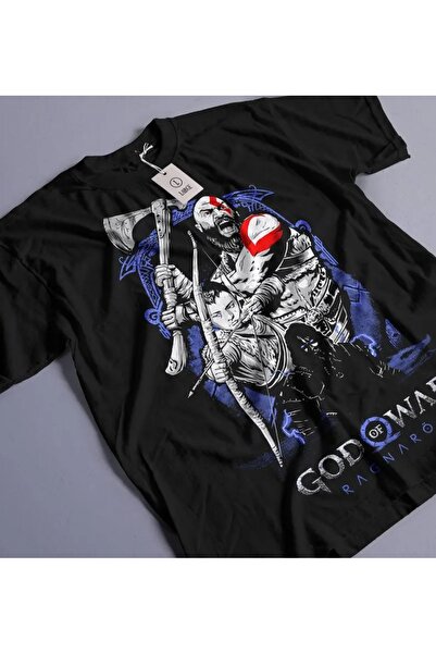 l'eivor God of War Ragnarok Printed Cotton T-Shirt
