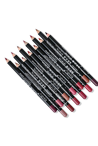 fanity مجموعة أقلام تحديد الشفاه "fanity Waterproof Lipliner" - ثبات ومقاومة للماء