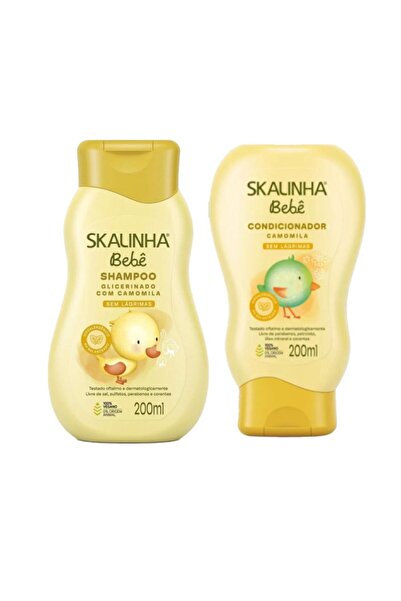 SKALINHA Bebe سكالينها بيبي شامبو وبلسم البابونج من سكالا -200مل