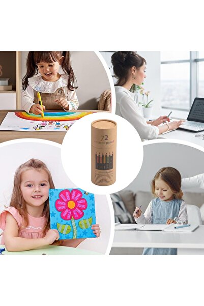 Generic Soft Core Artist Colored Pencils - 72 Multicolor Set