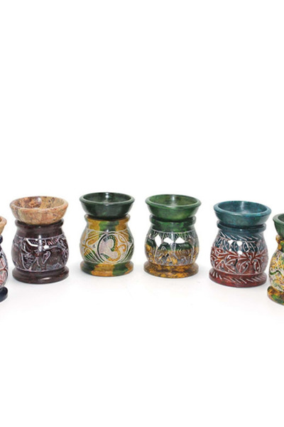 Defvia Obsidyen Taşı Buhurdanlık 10x8 cm