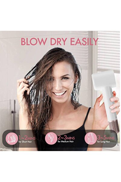 Yesido Fast Hair Dryer 1500W - Negative Ion, Brushless Motor, 100000 RPM