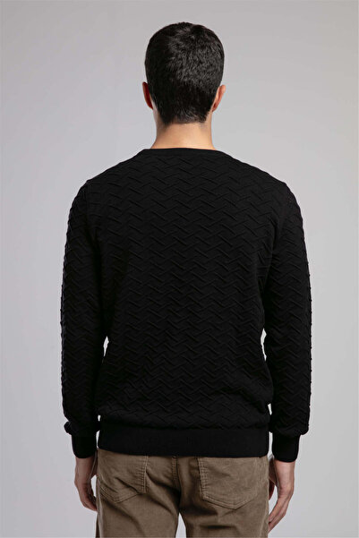 Lee Cooper Jefta men's round neck sweater black
