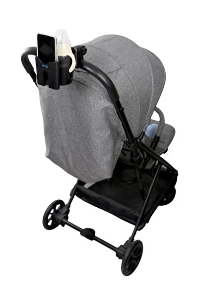 Babyjem حامل كوب وهاتف اثنان في واحد - أسود قياسي