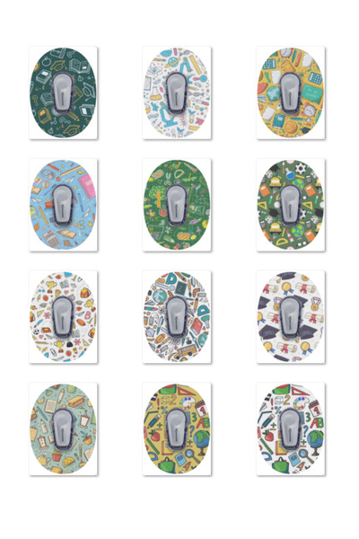 Dia BandTR Okul - Dexcom G6 Sensör Koruyucu Bant 12'li Paket