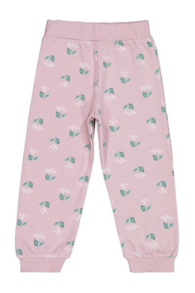 Civil Girls بنطال رياضي كراستي كلايت مطبوع لعمر 2-5 سنوات - وردي 3-4 سنوات