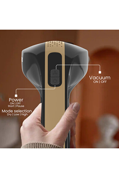 MORTEK SteamVAC 2in1 steam & vacuum iron 2500Pa, fast heat, dry mode, with free travel bag & glove.