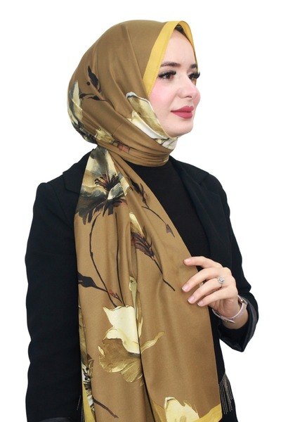 RUMİPEK Organic Cotton Soft Shawl Leopard Pattern Lightweight Stylish Shawl