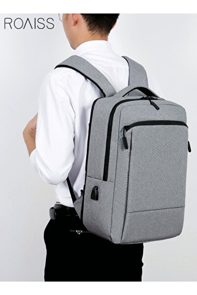 ROAISS حقيبة ظهر مدرسية أكسفورد قابلة للتوسع ومقاومة للماء وقابلة للتهوية بسع...