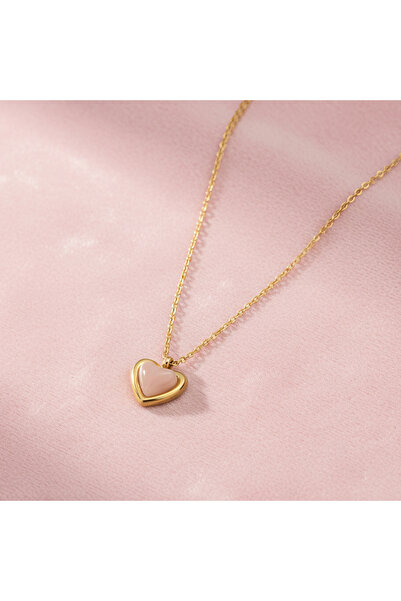 Hediyesepeti First Love Heart Necklace