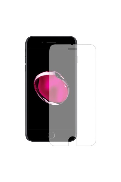 KOMA Sticlă întărită de protecție pentru iPhone 7 Plus, rotunjime 2,5 D, duri...