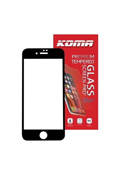 KOMA Full tempered glass cover for iPhone 7/8/SE 2020, 3D roundness, 9H hardness