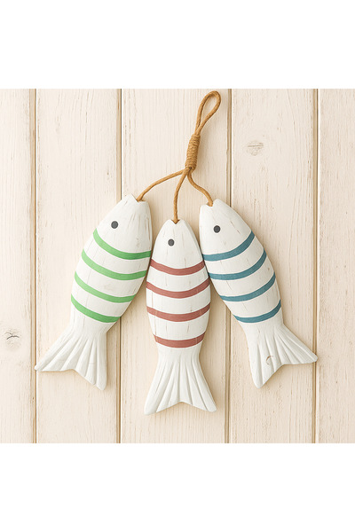 YINZUO Hanging Fish Decor Ornament for Home, Beach House, Bathroom & Living Room