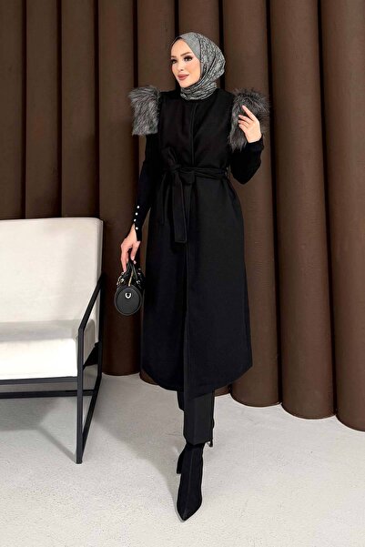 Melike Tatar Fur Cashmere Vest 32-3709