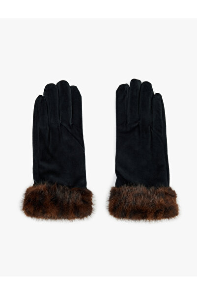 Koton Suni Kürk Detaylı Eldiven