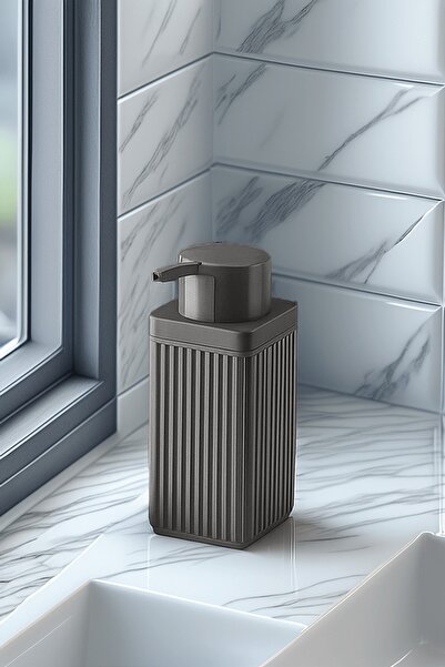 Sas Haus Liquid Soap Dispenser Plastic Square Gray 3401