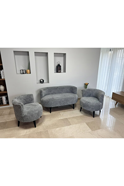 Azra Aksesuar Sydney Modern Koltuk Takımı | Modern İskandinav Tarzı | Welsoft...