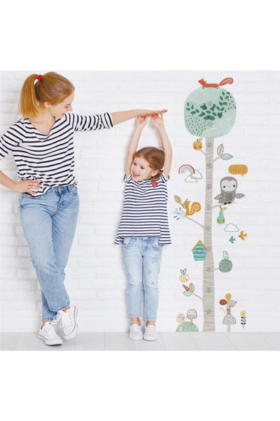 MaffStuff Sticker MaffStuff® Metru Inaltime Copii Hawaii, 133×39 cm, PVC