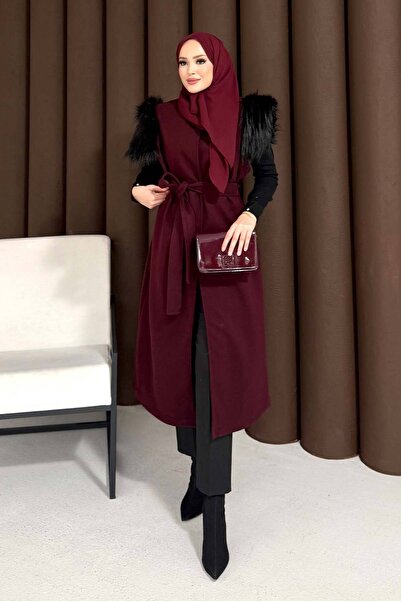 Melike Tatar Fur Cashmere Vest 32-3709