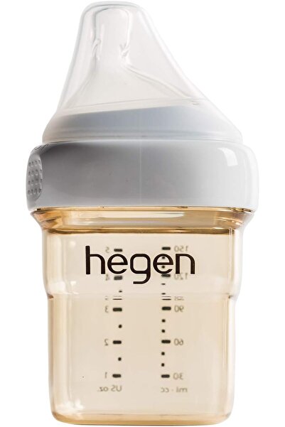 Hegen anti-colic wide-neck baby bottle - 5 oz breastfeeding system with slow-flow nipples