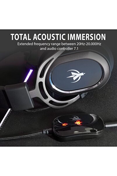 Generic SPYCO Impulse HE-122 Gaming Headset 7.1, 50mm Driver, 3.5mm Jack, Omnidirectional Microphone