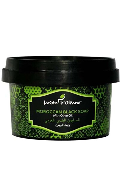 Jardin D Oleane صابون مغربي أسود بزيت الزيتون - 250 جرام