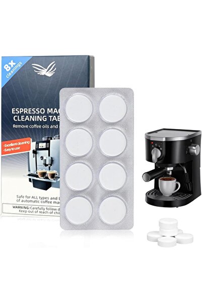 NALACAL Coffee Machine Cleaning Tablets, 8 Count Descaling Tablets for Espres...