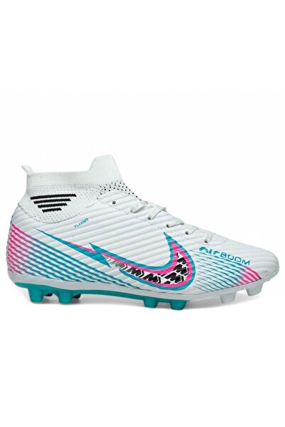 Twingo Λευκά/ροζ/τιρκουάζ ποδοσφαιρικά παπούτσια ποδοσφαίρου | Επαγγελματικά παπούτσια για γήπεδα με χαλί και γκαζόν 585