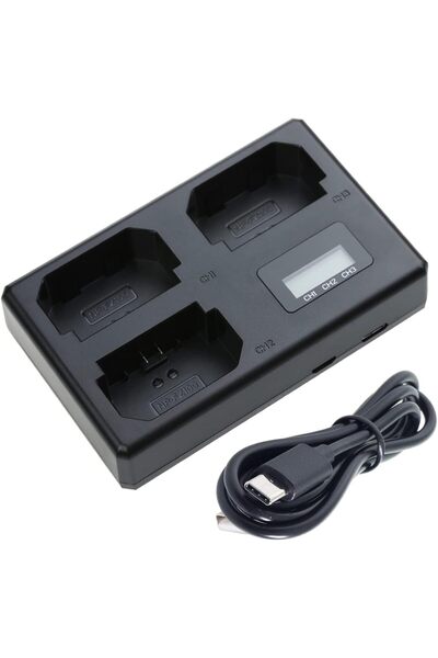 NALACAL شاحن ثلاثي لبطاريات NP-FZ100، 8.4 فولت/850 مللي أمبير - شاشة LCD، من ...